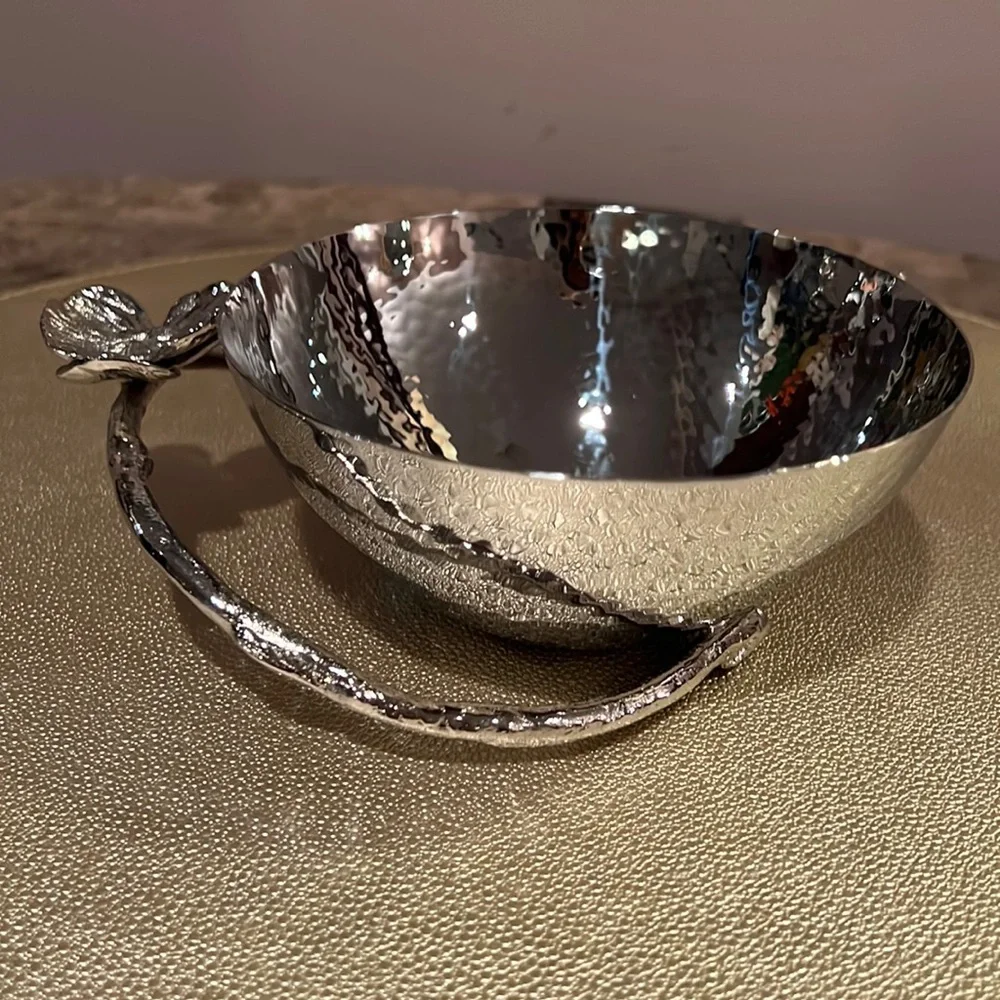 Michael Aram White Orchid Nut Bowl